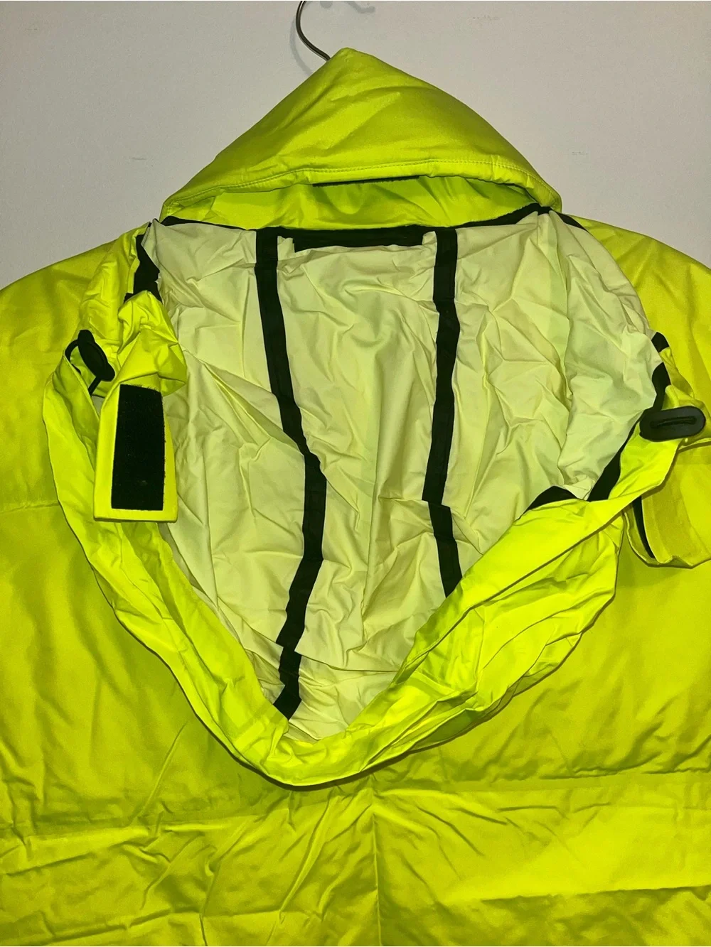 Prada Neon Lime Quilted Puffer Vest